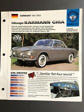 1961 - 1969 Volkswagen Karmann Ghia IMP 