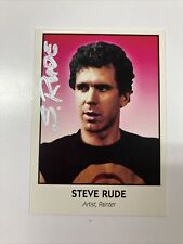 1992 Steve Rude Signed Famous Comic Book Creator Trading Card With COA picture