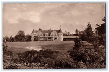 1924 Hindhead Golf Club House Surrey England Vintage Posted Postcard picture