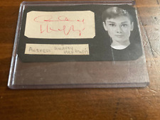 Audrey Hepburn Signed Autograph Signature 2.25x1