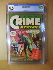Crime Mysteries 1 CGC 4.5 Bondage Chilling Tales Transvestite Story 1952 Ribage picture