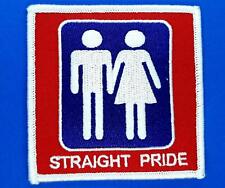 Straight Pride Iron On Embroidered Patch 3