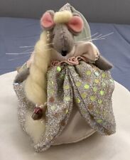 Vintage Maus Haus Rapunzel Princess Mouse Folk Art Handmade Diana Boud 2002 NWT picture