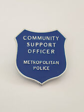 Obsolete Metropolitan Constabulary hat badge, PCSO badge picture