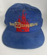 Vintage Walt Disney World Blue Cordoroy Snapback picture