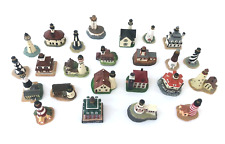 Lot of 24 LENOX Thimble Lighthouses Collection Miniature American Figurines picture