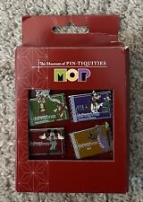 Disney World - Museum of PIN-Tiquities Gift Pin Set - Stamp Pins - LE1400 4 Pins picture