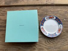 Tiffany and Co. Imari Asian Inspired Porcelain Blue Red Floral Salad Plate Box picture