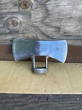 Vintage 3-1/2 Lb. Hults Bruks Sweden db axe, homemade over strike protector. picture