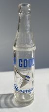 A Good Beverage Anderson Muncie, Ind. Indiana 8oz  Two Color ACL Soda Bottle picture