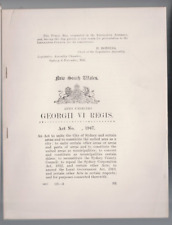 AUS PARLIAMENT PAPERS ,NSW 1947 , LOCAL GOVERNMENT picture