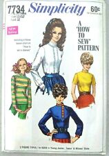 Vintage Simplicity #7734 Blouses Sewing Pattern picture