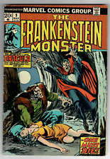 The Frankenstein Monster # 9 (4.5) 3/1974 Marvel 20c with Stamp Dracula App. 🦇 picture