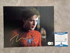Tobey Maguire Signed Autograph Spider-Man 8x10 Photo Beckett COA picture