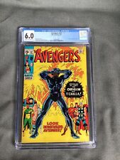 Avengers #87…CGC 6.0 Marvel  , 1971 ;Origin of Black Panther, T'Challa , Buscema picture