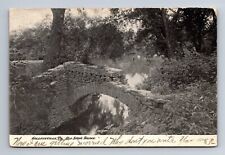 Collegeville PA Old Stone Bridge Postcard c1906 picture