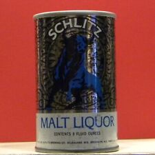Schlitz 1973 Malt Liquor Beer 8 oz Can Dot over Milwaukee Wisconsin 8 Cities F19 picture