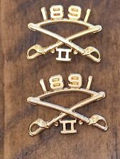 WWII US Army 1891st Officer Collar Insignia Lot L@@K . picture