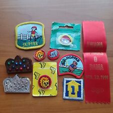 Awana Cubbies Sparks Iron On Badges Pins Jewels Ribbons Awards Prizes Crowns Lot picture