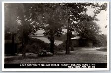 Mountain Home Arkansas~Lake Norfork @ Lake Breeze Resort~1950s RPPC picture
