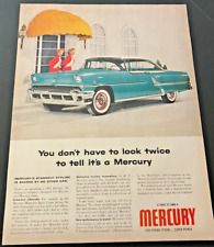1955 Mercury Montclair - Vintage Original Color Print Ad / Wall Art - CLEAN picture