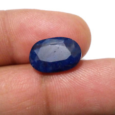 Fantastic Blue Sapphire Oval Shape 9 Crt Pretty Faceted Loose Gemstone picture