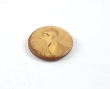 Vintage Antique Celluloid Pin Back Button Random Man - Pat. July 24, 1900 picture