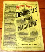 1893 Demorest's Family Magazine  World's Columbian Exposition Article & Pix picture