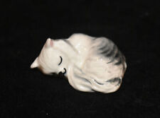 Hagen Renaker Miniature Persian Lying Sleeping Cat Figurine #3 picture
