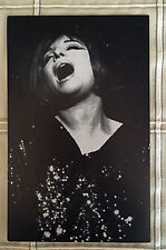 Vintage BARBRA STREISAND Post Card From Her Fan Club c-1970's L@@K picture