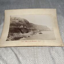 Antique Mounted Photograph: Happy Valley Llandudno North Wales Great Orme Head picture
