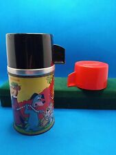 Vintage Huckleberry Hound Yogi Bear and Friends Thermos  1960's + Extra Cup picture