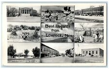 c1940's Best Regards From Lovelock Nevada NV RPPC Photo Multiview Postcard picture