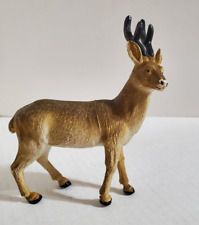Deer Buck Antlers - PVC Plastic Wildlife Animal Toy Figure 4.75