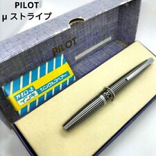 PILOT Fountain Pen MYU M Stripe Nib F Vintage Rare Japan VeryGood Tested F/S picture