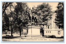 1948 Gen WM. F Draper Monument Milford Massachusetts MA Posted Postcard picture