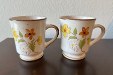 Vintage Casualstone Floral Mug Set of 2 picture