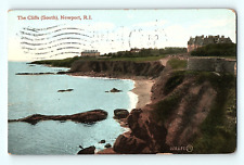 The Cliffs South Newport Rhode Island 1909 Antique Postcard D4 picture