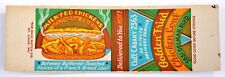 Vintage 1930's Matchbook Art Unbent - Golden Fried Chicken Loaf St Louis, MO #39 picture
