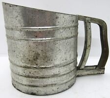 Vintage Foley Flour Sifter Sift-Chine Triple Screen Bands picture