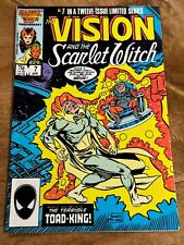 Marvel Comics Vision and The Scarlet Witch #7 (1986) Limited Series VF Toad King picture