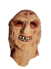 Vintage Freddy Krueger Nightmare on Elm Street Halloween Mask Full Head Latex picture