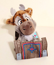 Disney Frozen Baby Sven Reindeer on Sled Musical Spinning Moving Plush Toy picture
