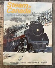 Steam in Canada Outline Drawings, Photographs, Roster By Donald C Lewis SC 1984 picture