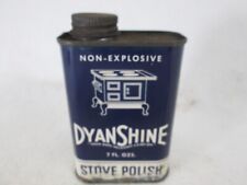 Vintage 1950's Dyan Shine Stove Polish empty metal can picture