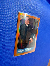 FRANKLIN D. ROOSEVELT 2021 SUPER PRODUCTS ORANGE CARD #20 AA55 picture