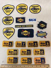 Lot of 21 Different Vintage SUNOCO SUNMARK Patches picture