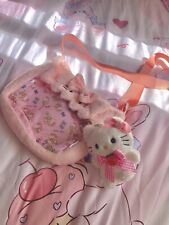 New Sanrio Hello Kitty Cute Pink Bag + Keychain picture