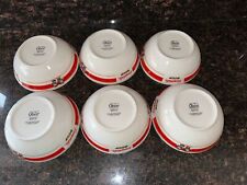 Set of 6 Campbell's Soup Salad Cereal Bowls 7” Gibson 2001 Nice picture