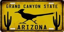 ARIZONA ROADRUNNER GRAND CANYON STATE LICENSE PLATE RUSTIC 12 X 6 REPRODUCTION  picture